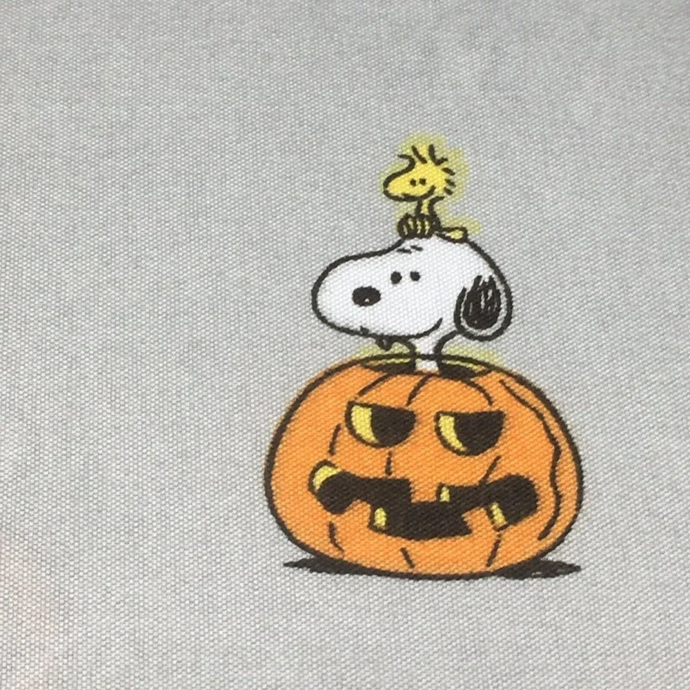3pc Berkshire Peanuts Halloween TWIN Sheet Set Snoopy Woodstock Pumpkin Boo NEW